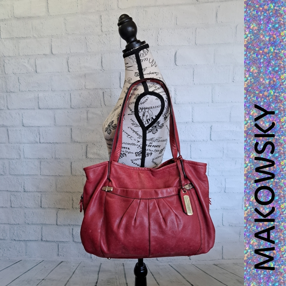 XL B. Makowsky leather bag
